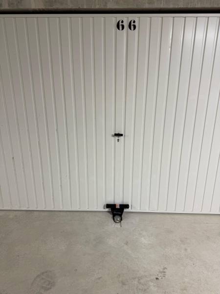 Vue de face de l’anti-vol pour garage